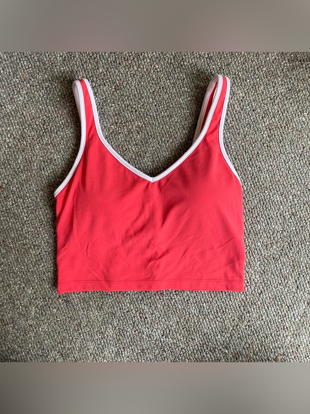 Aerie Offline Coral Red/Pink Cropped Top